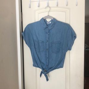 Japna Twist tie button down XS